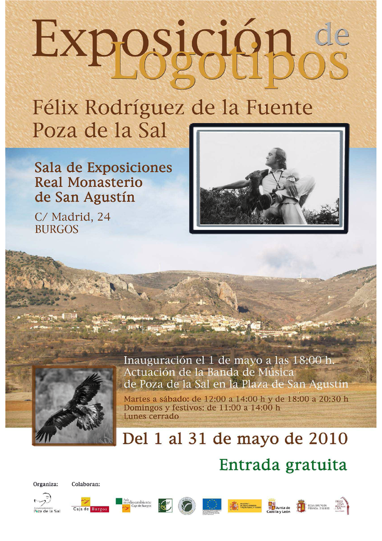 EXPOSICION LOGOTIPOS FELIX RODRIGUEZ DE LA FUENTE EN BURGOS
